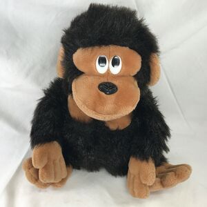 Vintage 1984 Dakin Gabby Gorilla Brown Stuffed Animal Plush - 12”